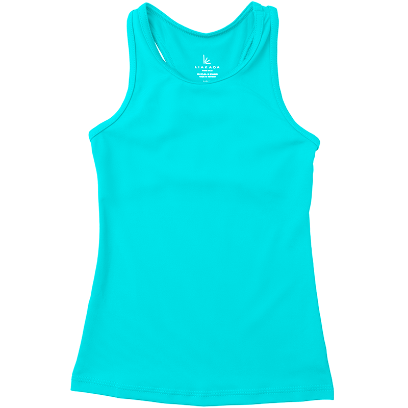 Liakada Dancewear – caveada - Crianças por atacado – Camisota Racerback para Menina12