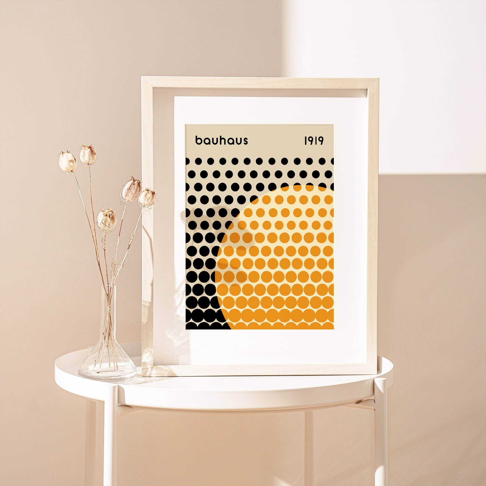 Sugar & Canvas – Großhandel Kunstdruck – Bauhaus 1919 Geometrische Kreise Kunstdruck | Bauhaus Ausstellung5