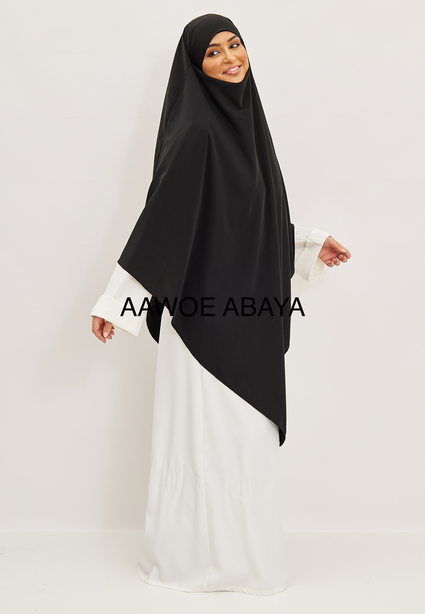 Aawoe Abaya - Vente Hijabs – femme - Khimar Maya Long Pointu - 2143-KH14