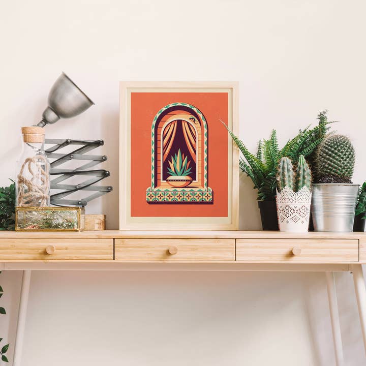 DKNG Studios - Wholesale Art Print - Jalisco - 11" x 14" Four-Color Screen Print1