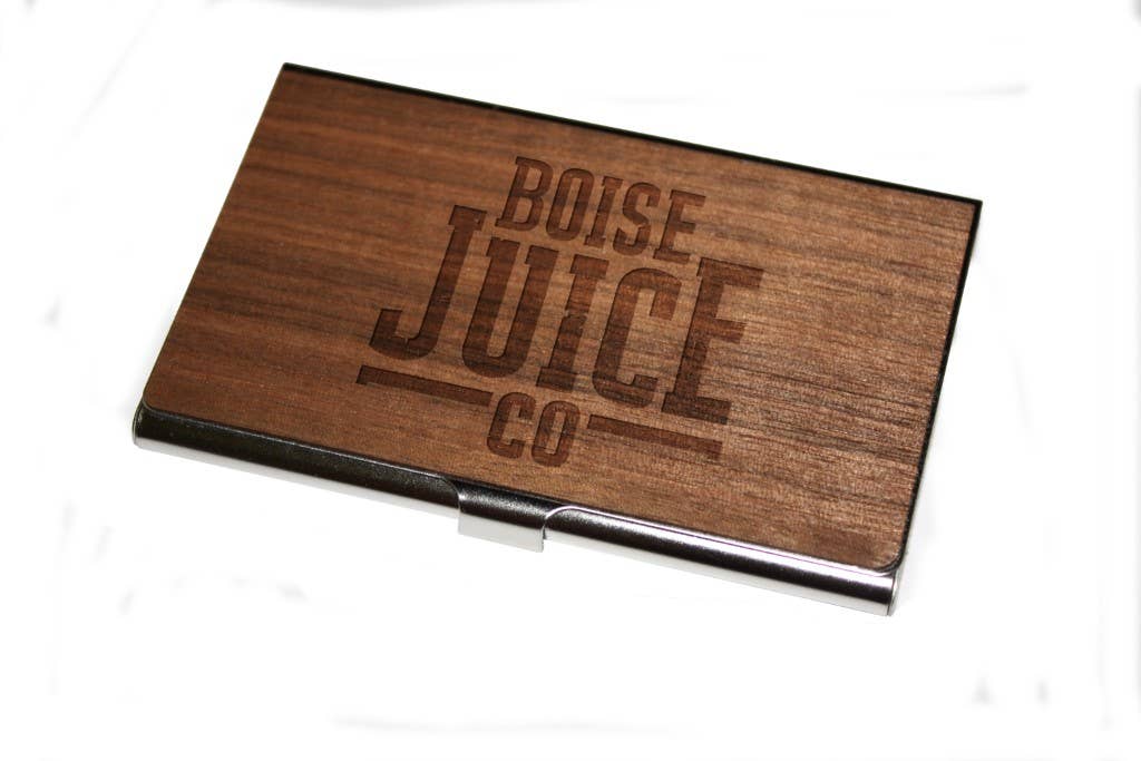 WUDN Handcrafted – Großhandel Visitenkartenetui – Anpassbarer Visitenkartenhalter aus Holz10