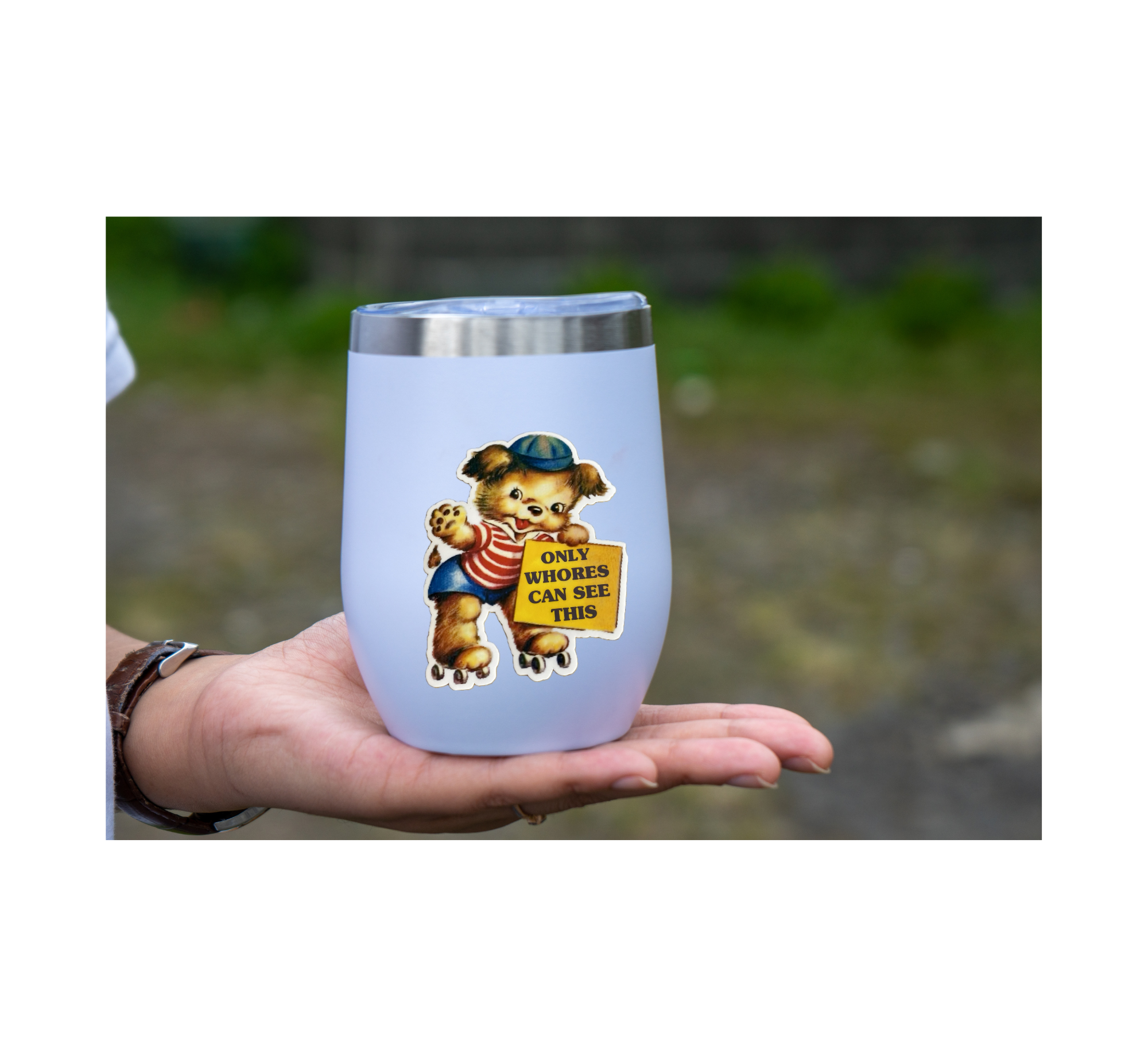 Lemonsgrace Designs - Wholesale Sticker - Vintage Style Sticker "Only Whores Can See This"1