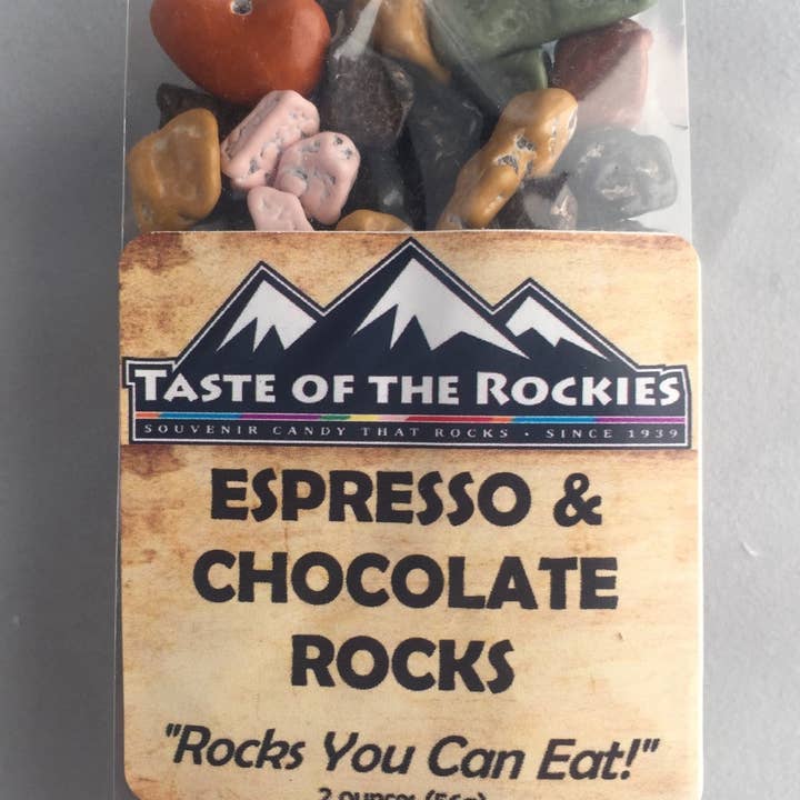 Taste Of The Rockies - Wholesale Chocolate Covered Sweets - Espresso & River Rock Chocolate – Caffeinated Candy Mix