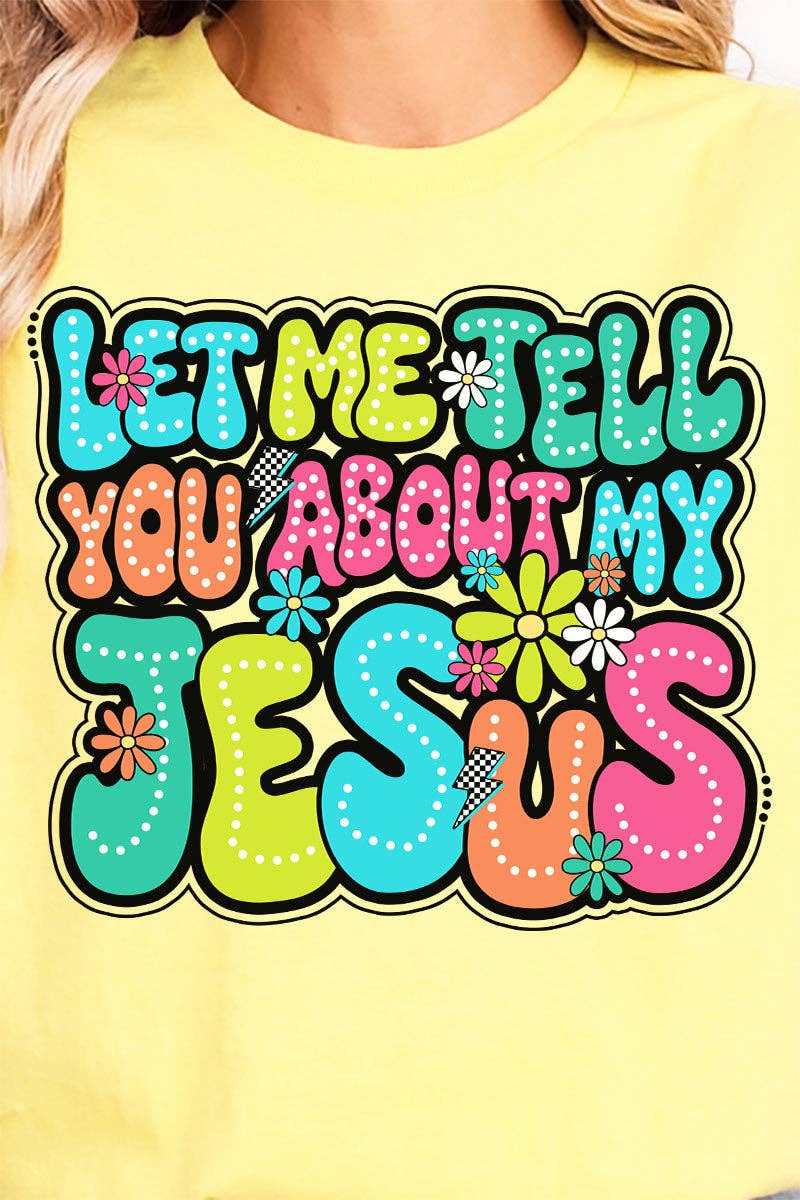 Wholesale Accessory Market - Wholesale Screen Printed T-Shirt - Women's - Bubble Tell You About My Jesus Softstyle Adult T-Shirt1