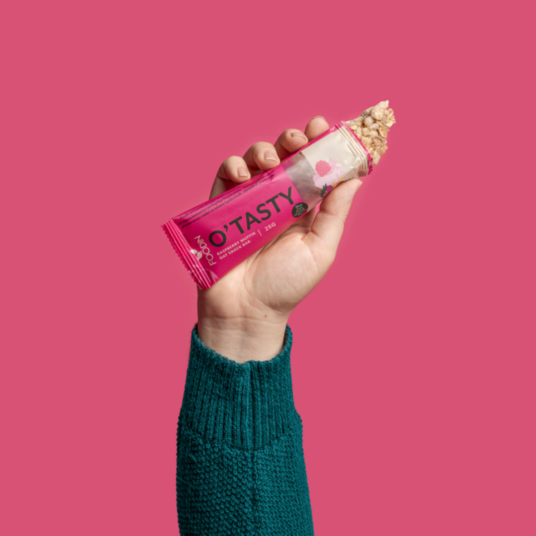 Foodin - Vendita all'ingrosso Barrette - Muffin ai lamponi O`Tasty Oat Bar 25 g1