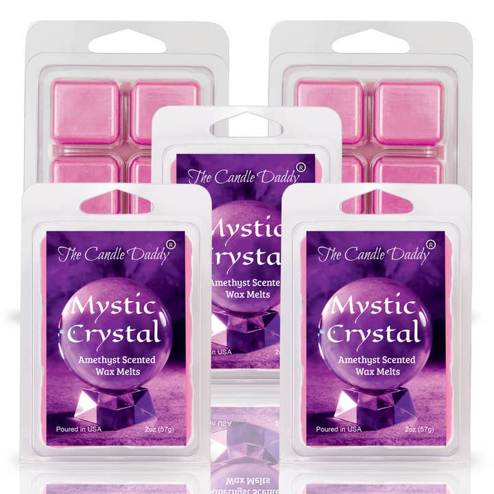 The Candle Daddy - Wholesale Wax Melt - MYSTIC CRYSTAL - AMETHYST CRYSTAL SCENTED WAX MELT