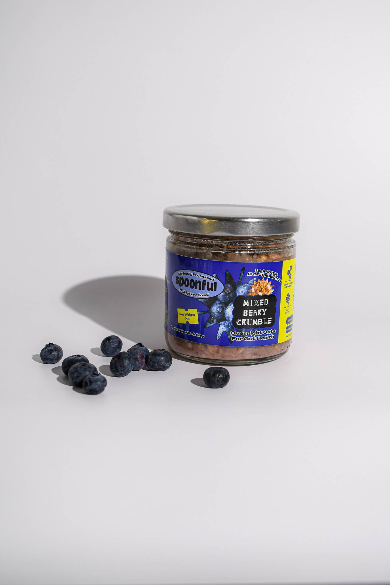 Spoonful - Wholesale Oats - Ready to Eat Protein Oatmeal, Mixed Berry Crumble2