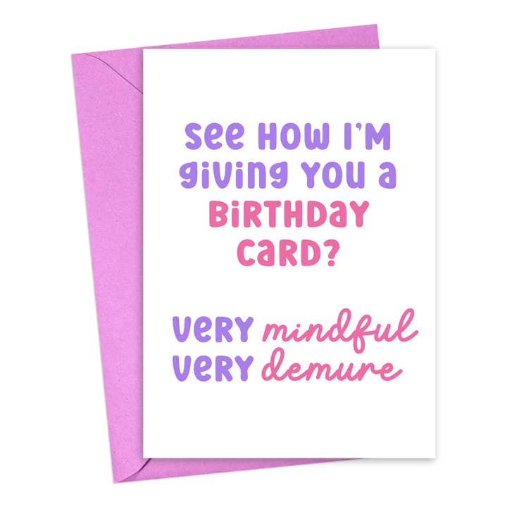 R is for Robo – wholesale Birthday card – Funny Birthday Card Pop Culture Trendy Bday Greeting Cards