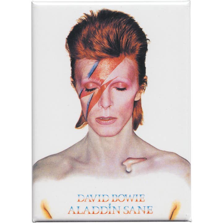 Square Deal Recordings & Supplies - Wholesale Magnet - Magnet - David Bowie - "Aladdin Sane" Cover Art