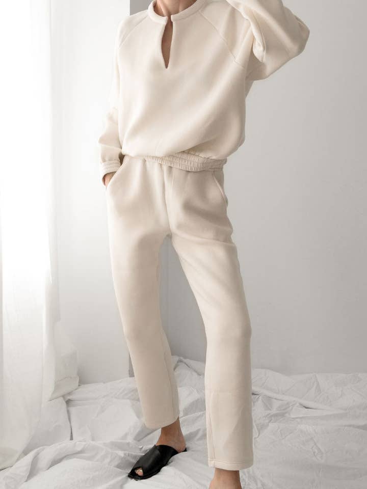 Kendal Pant - Bone for wholesale by LEZÉ the Label