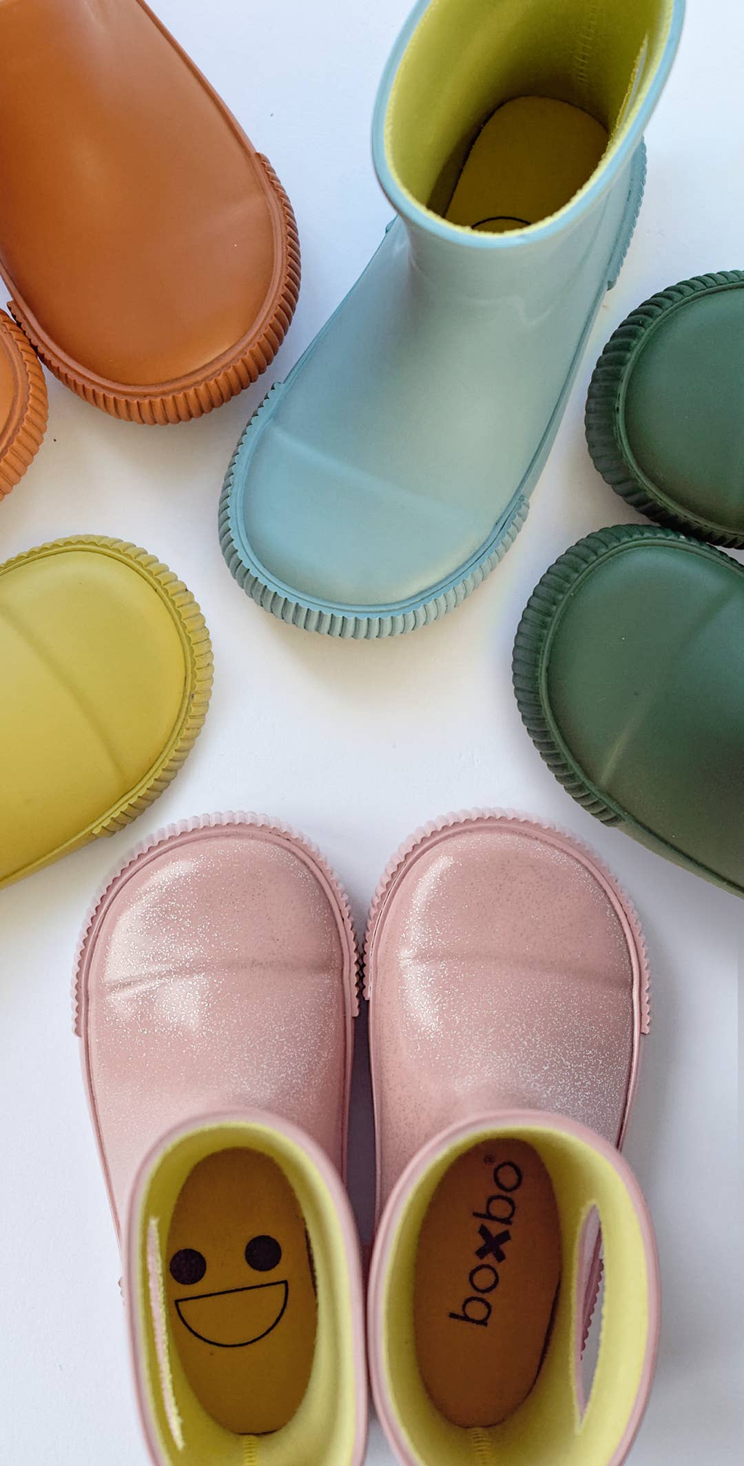 BOXBO - Wholesale Rain Boots - Kids - WISTITI Kids Rain Boots, Thermal, Eco Rubber -Brown8