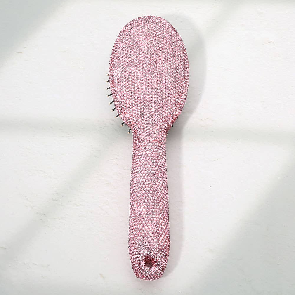Sensibling Corp. – wholesale Hårborste/kam – Rhinestone-prydd paddelborste7