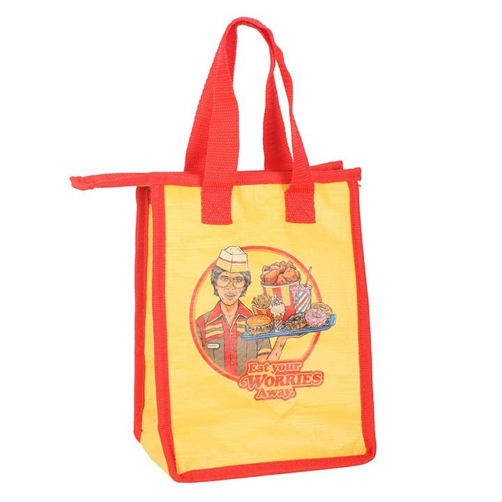Something Different Wholesale – wholesale Lunch bag/box – Eat Your Worries Lunch Bag by Steven Rhodes1
