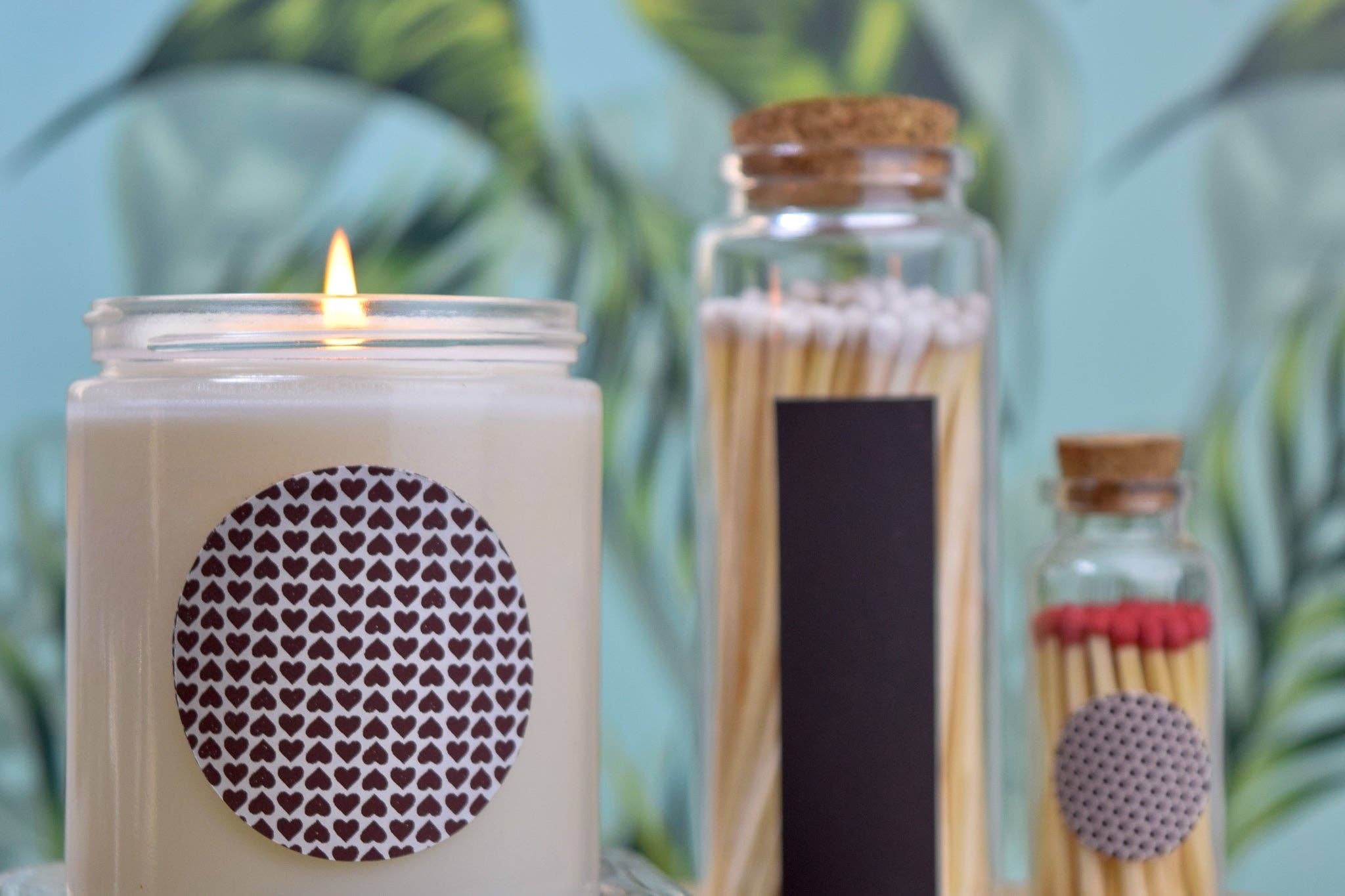 Chandler Studio - Wholesale Sticker - 0.5" Circle Match Strike Stickers Paper Adhesive - 50 pcs1