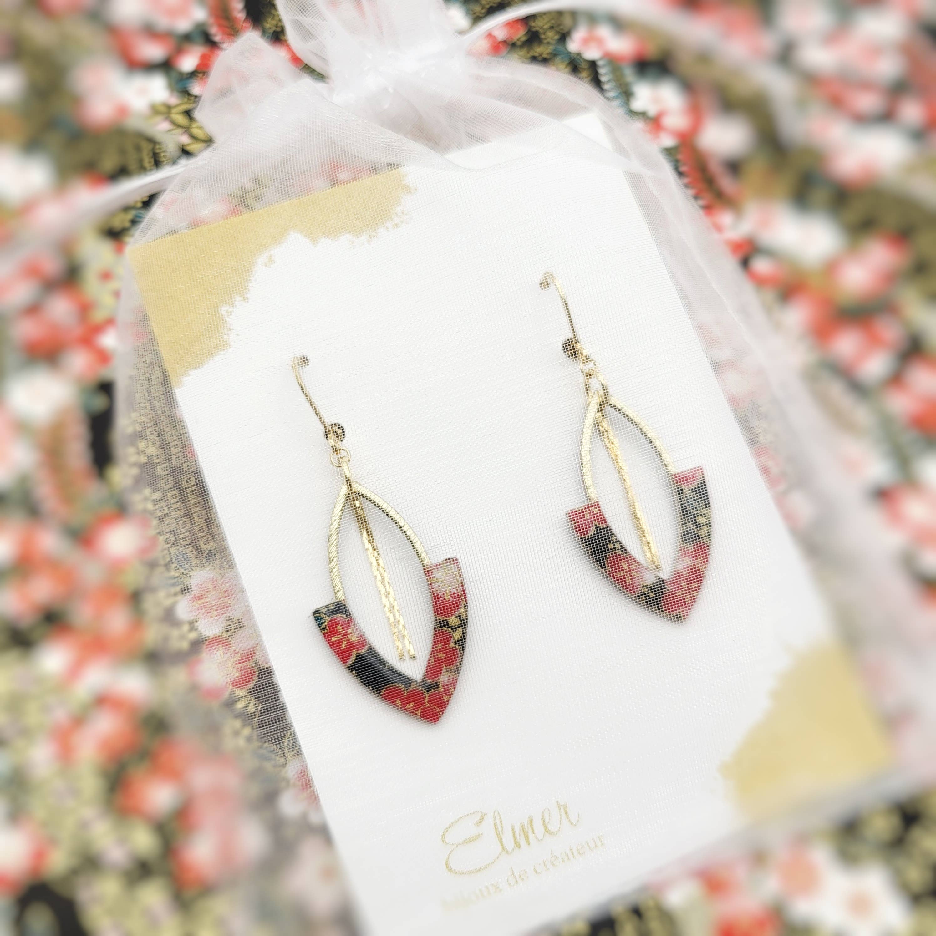 Elmer - Wholesale Tassel Earrings - KOKI earrings, medium size / 4 colors2