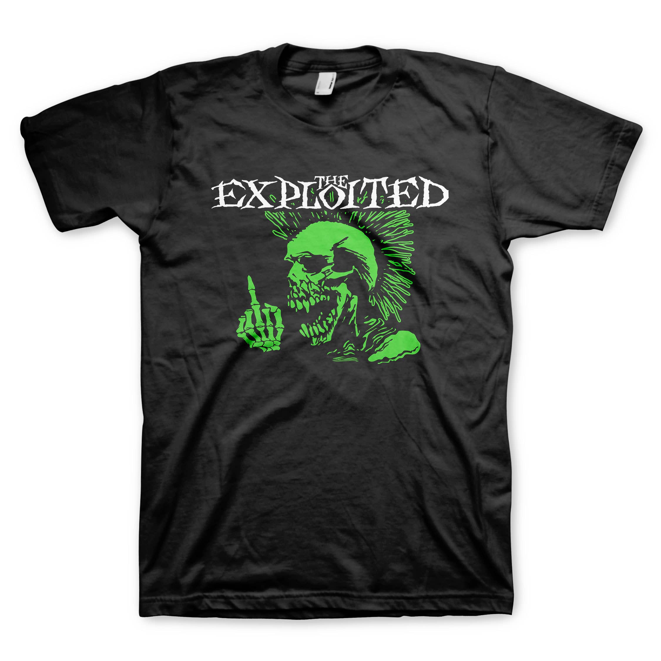 The Exploited Dedo Medio Camiseta Gráfica al por mayor para tu