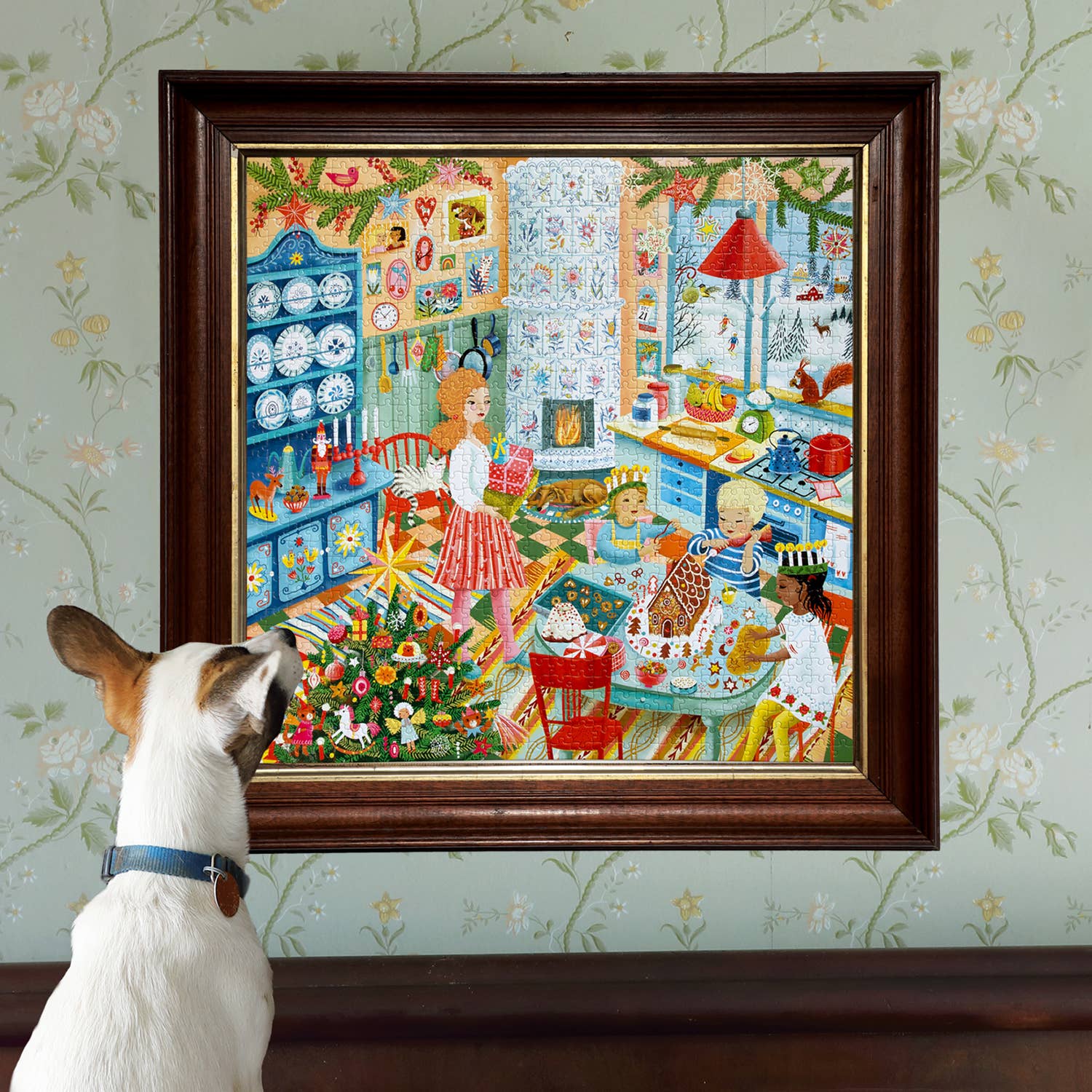 eeBoo - Wholesale Puzzle - Adult - Puzzle 1000 pcs - Swedish Holiday Kitchen3