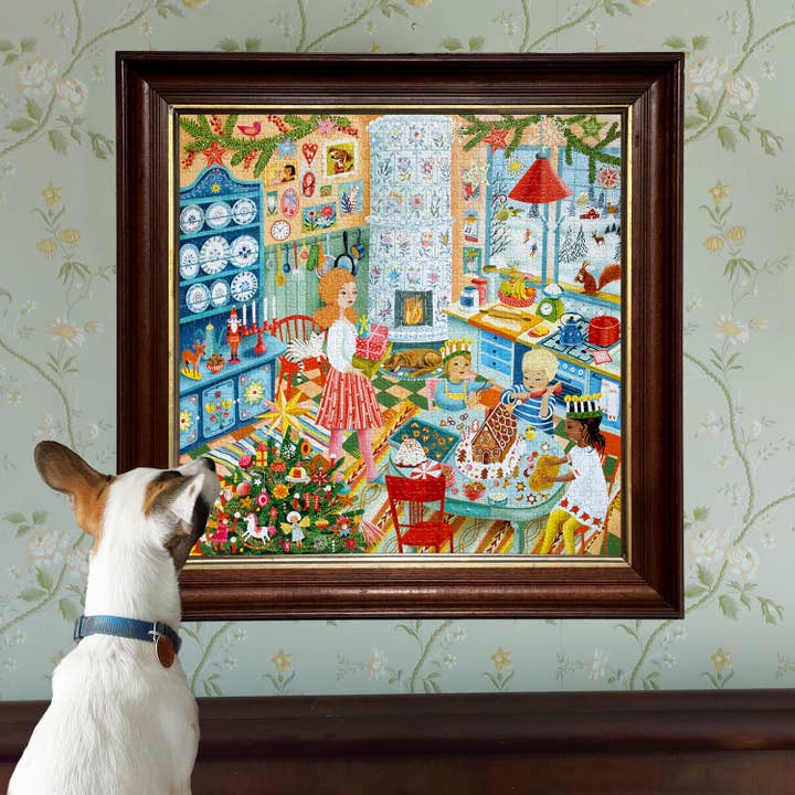 eeBoo - Wholesale Puzzle - Adult - Puzzle 1000 pcs - Swedish Holiday Kitchen3