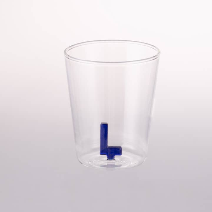 VdE Tivoli 1996 - Wholesale Drinking Glass/Cup - MONOGRAM GLASS LETTER L 3D 420 ML