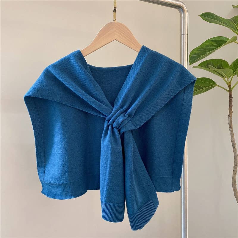 JC Sunny Fashion - Wholesale Scarf - Women's - JC063322 Mini Solid Color Cross Shoulder Cover/Scarf11