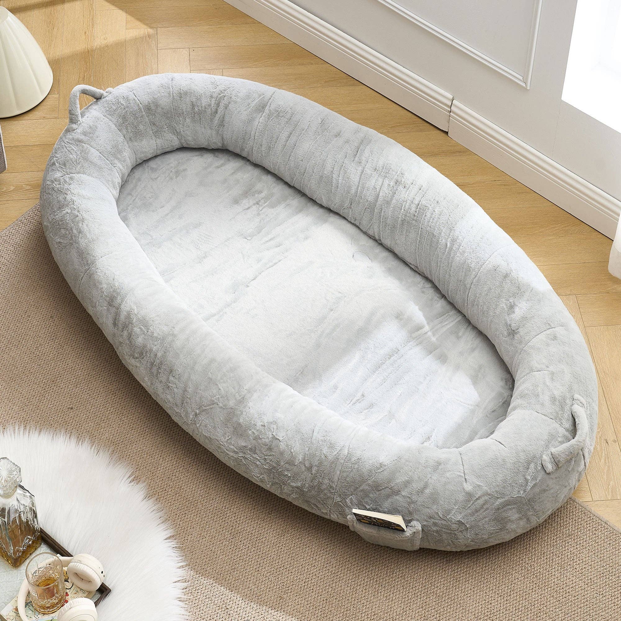 HOMYCASA DESIGN INC - Wholesale Pet Bed - Cat/Dog - Extra Large Memory Foam Human Size Dog Bed Storage4