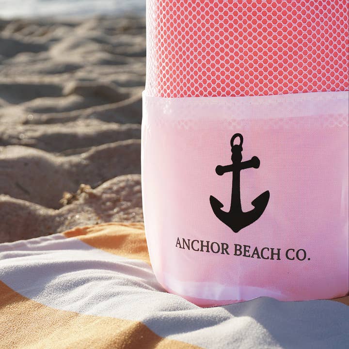 Anchor Beach Co. - Wholesale Beach towel - XL Sand Free Quick Dry Beach Towel With Pockets & Travel Bag1