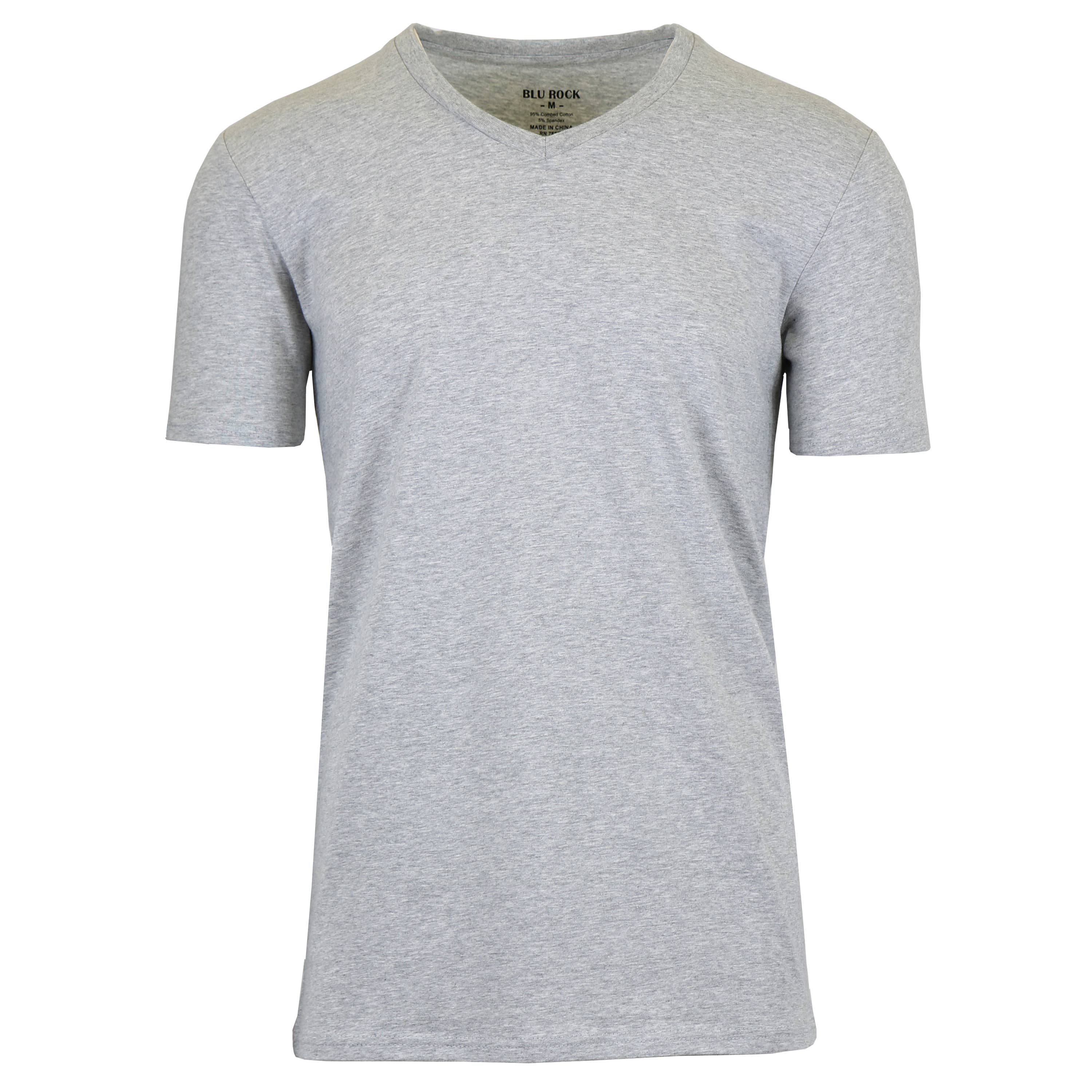 Galaxy By Harvic - Wholesale T-Shirt - Men's -  Men's Short Sleeve V-Neck Cotton Stretch Tees3