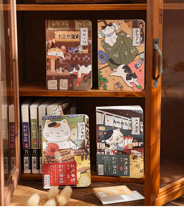 Gohobi （We cover U.S. import duties） - Wholesale Notebook - Gohobi Japanese Cat Magnetic Notebook, Monthly Planner, Study Notebook, Pocket Diary17