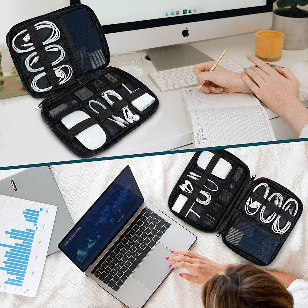 Pavilia - Wholesale Pouch - Unisex - Electronic Tech Organizer Bag14