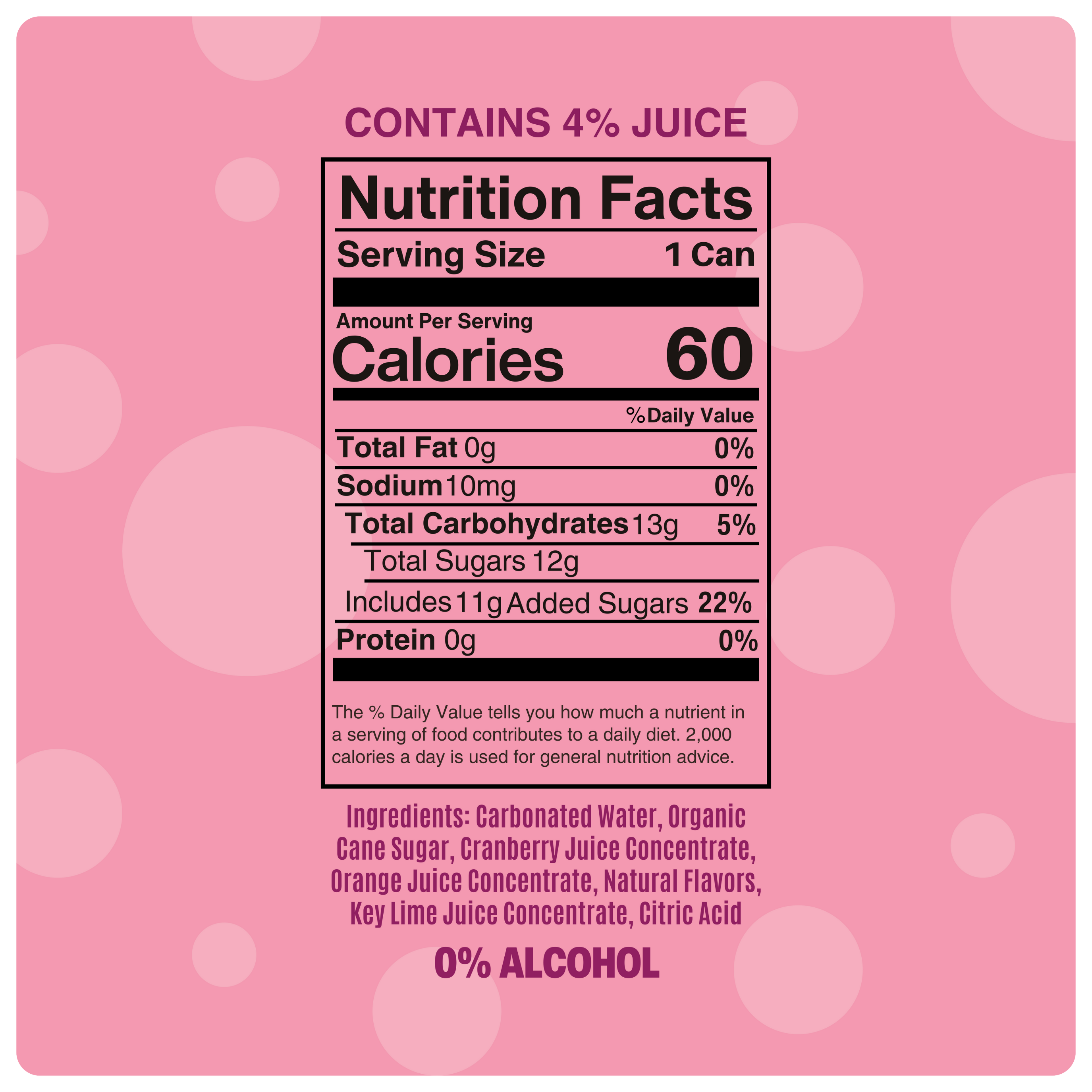 Mingle Mocktails - Wholesale Non-Alcoholic Aperitif/Mocktail - Cranberry Cosmo Mocktail7