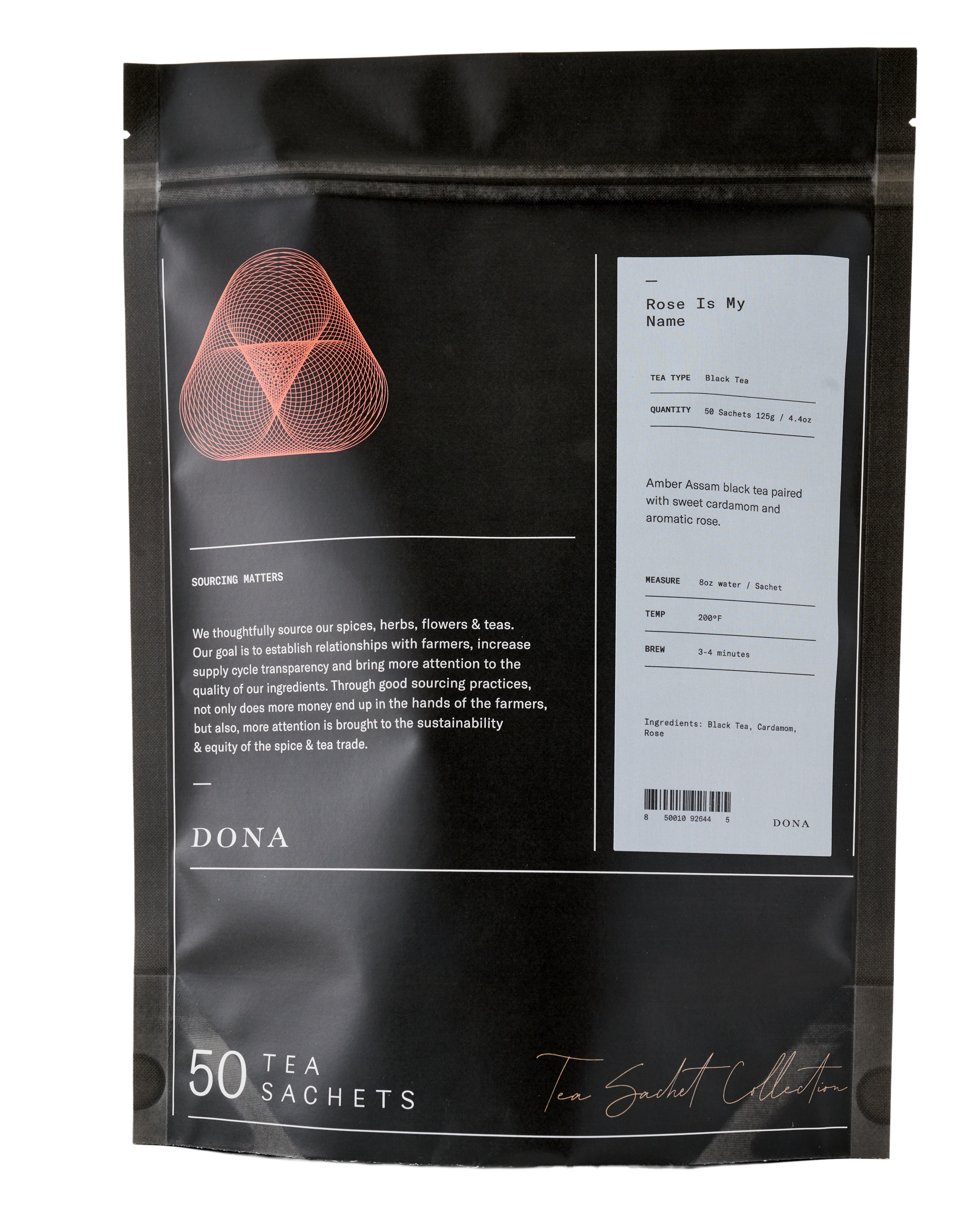 DONA – Engroshandel Teposer – Bulk poser Sort te (50 tæller)6