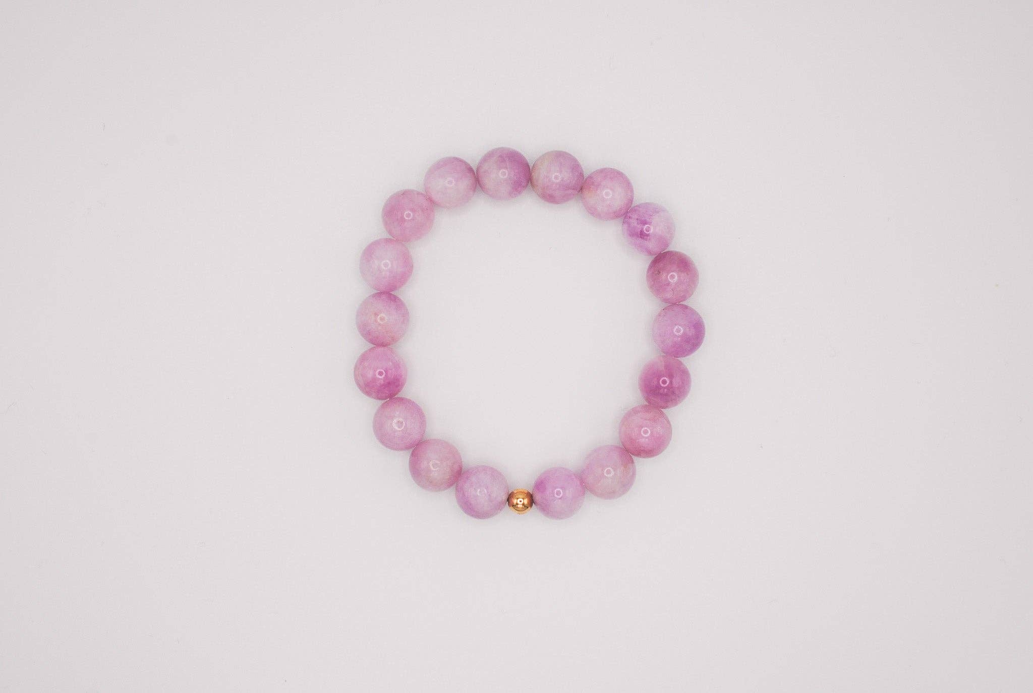 Ripple | Reiki Infused Jewelry - Wholesale Beaded Bracelet - Kunzite Solo Grande Bracelet4