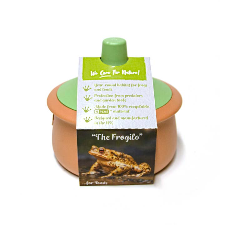 Wildlife World Ltd - Wholesale Outdoor Ornament/Decor - Frogilo - Frog and Toad House Made in the UK