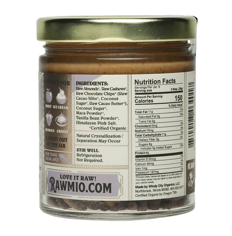 Windy City Organics - Wholesale Nut Butter - Almond Chocolate Chip Cookie Dough Spread1