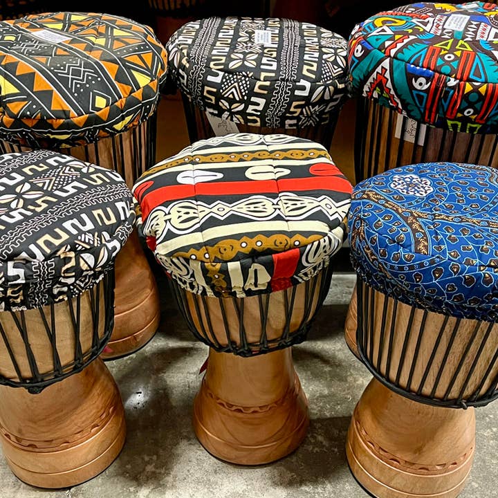 Jamtown - Wholesale Musical Instrument - African Djembe Drum Medium Cow Hide 4