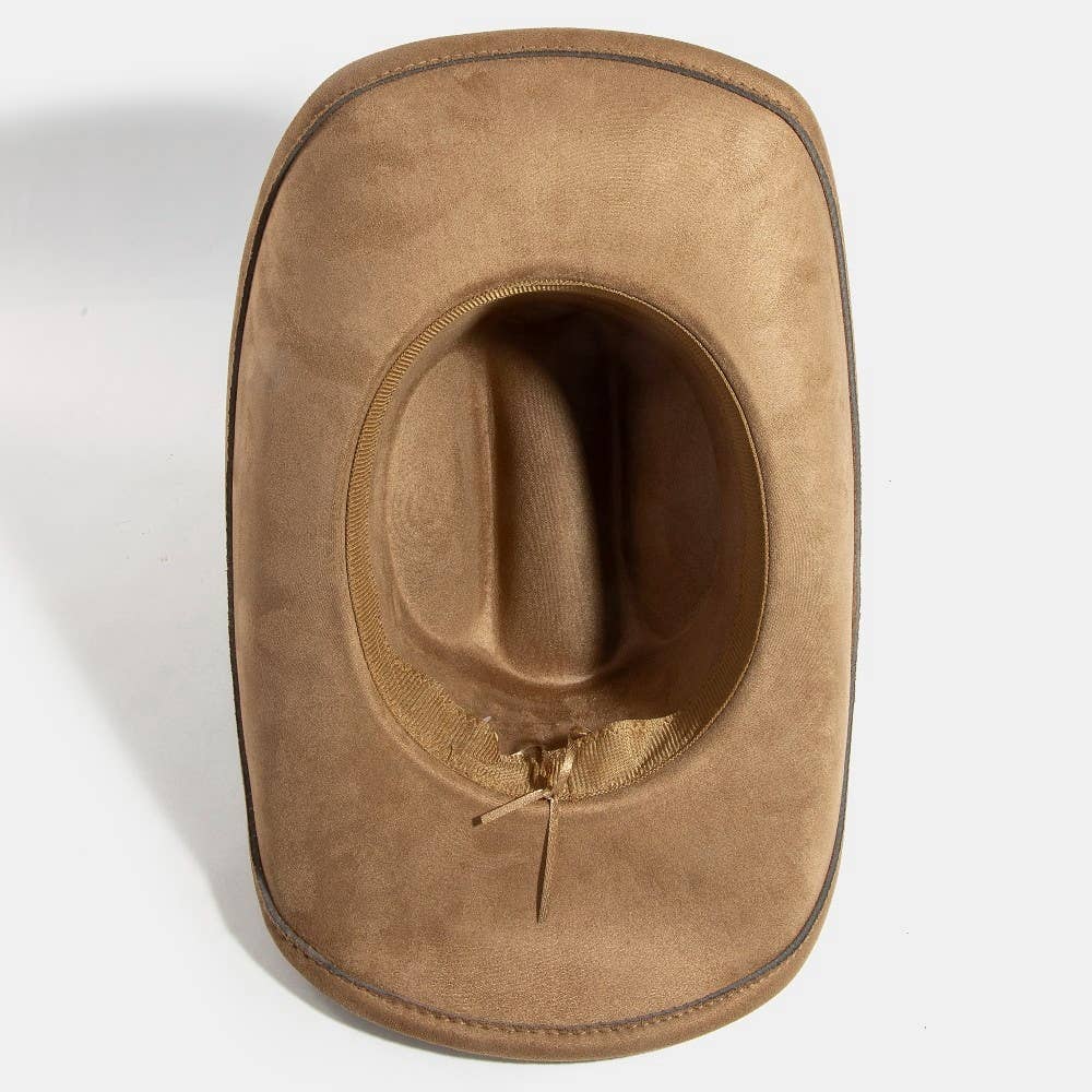 Collections by Fame Accessories - Wholesale Cowboy Hat - Women's - Longhorn Concho Strap Cowboy Hat6