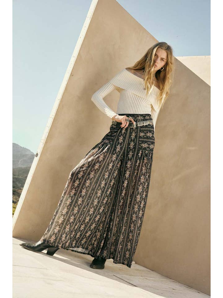 Promesa USA - Wholesale Knit Sweater - Women's - Sheer Rib-Knit Off-Shoulder Foldover Sweater16