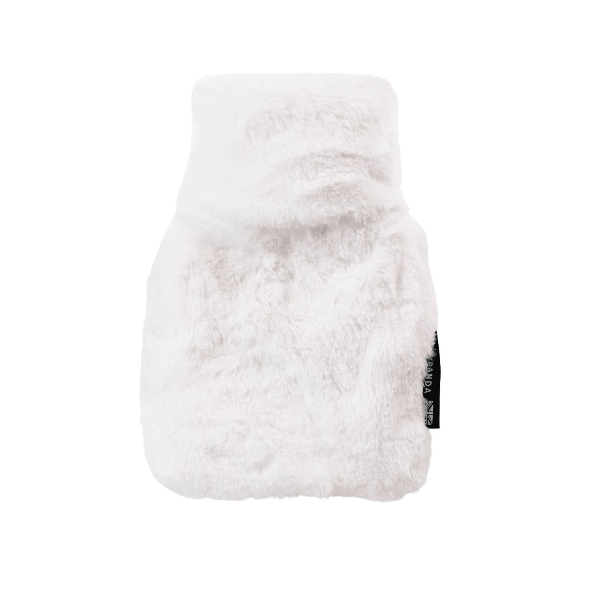 CosyPanda - Wholesale Hot/cold compress - Mini Soft White Faux Fur Hot Water Bottle