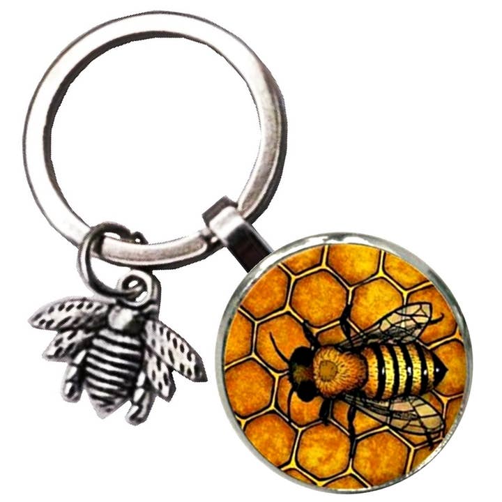Bassin And Brown – wholesale Keychain – Unisex – Bee Keyring- Black And Yellow4