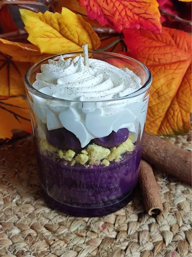 Candela matura mirtillo 180g per la vendita all'ingrosso da parte di LES CREATIONS D'ALIZEA