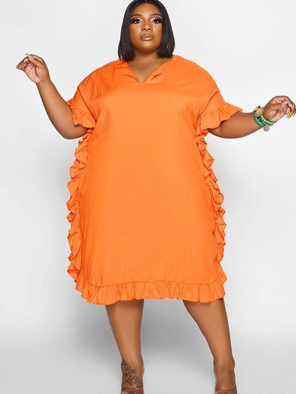 Aria Romance - Wholesale Dress - Women's - Solid Color Loose Dress Nightclub Clothes - DEWNY9042