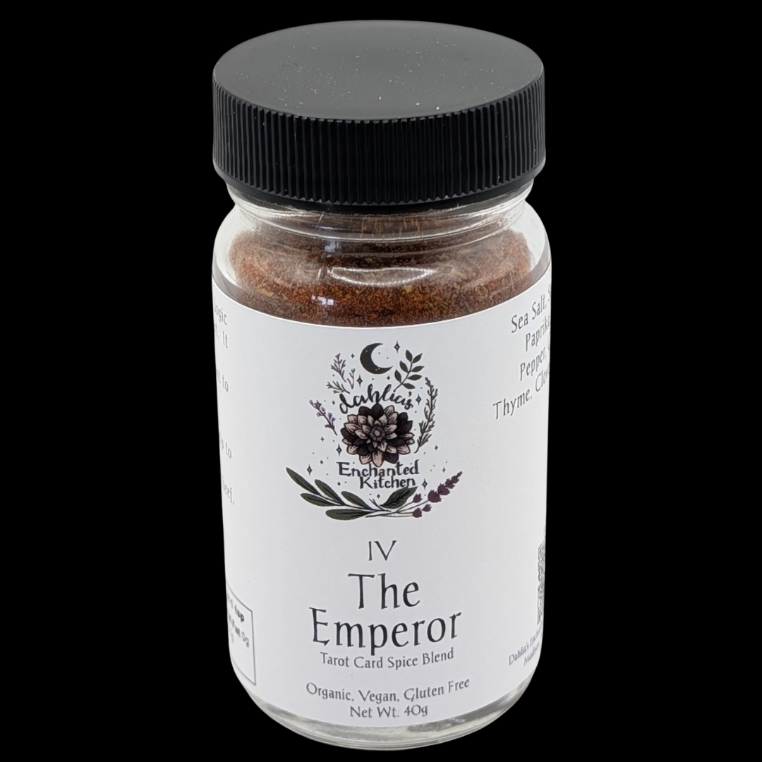 Dahlia's Enchanted Kitchen – wholesale Dried spice mix – The Emperor - Tarot Card Culinary Spice Blend7