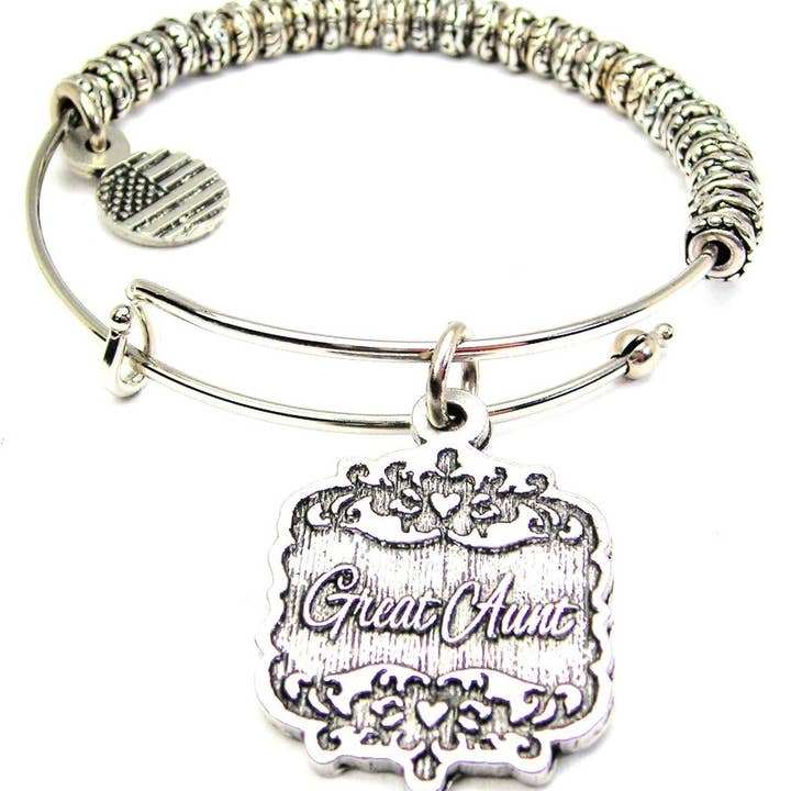 Stor tante victorianske rulle Beaded armbånd armbånd for engroshandel hos Chubby Chico Charms