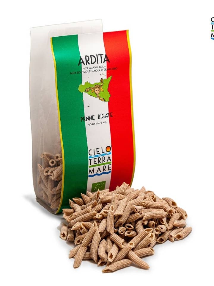 Pâtes biologiques - Stylos à rayures ARDITA pour la vente par Azienda Agricola Cielo Terra Mare