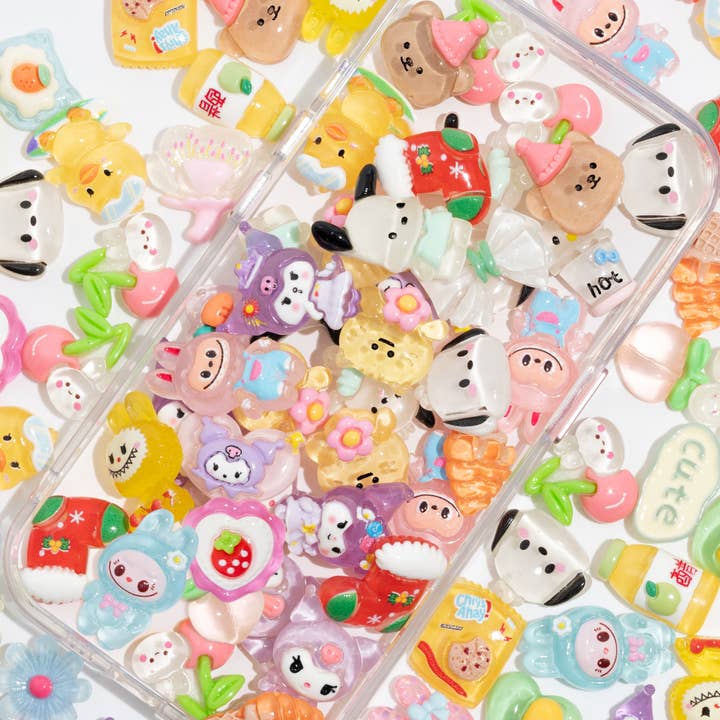 Decoden Cream - Wholesale DIY Craft Kit - 100 PCS Mixed Decoden Charms, Flatback Resin Charms