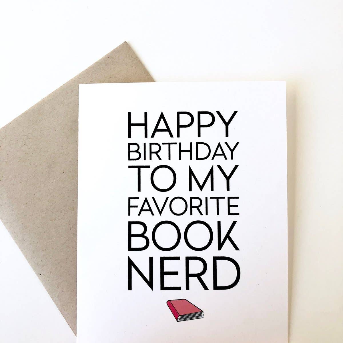 PAGEFIFTYFIVE - Wholesale Birthday Card - Book Nerd Card1