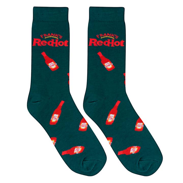 Crazy Socks - Wholesale Socks - Men's - Crazy Socks - Mens Crew - Franks Red Hot