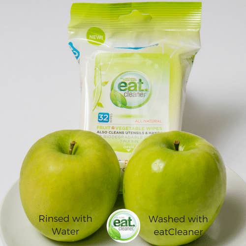 Eat Cleaner - Wholesale Universle reinigingsdoekjes - eatCleaner® alle natuurlijke biologisch afbreekbare doekjes van voedingskwaliteit 32 ct2