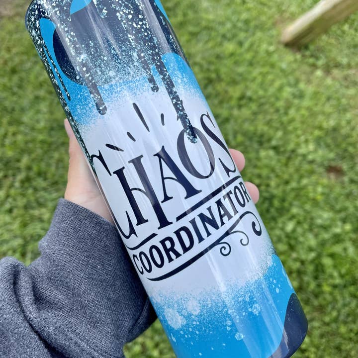 Chaos Coordinator Tumbler for wholesale by Totally Tumblers LLC