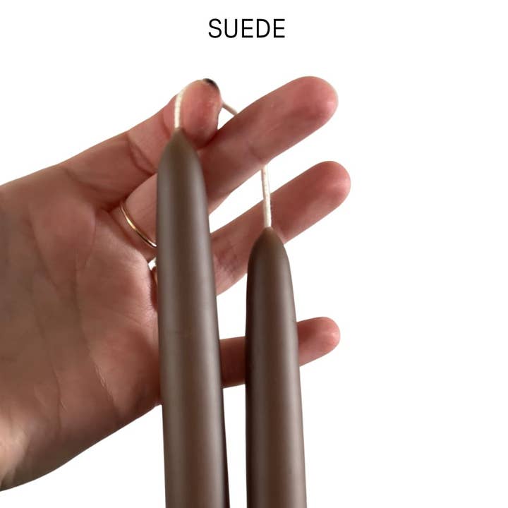 Tiny Hours - Wholesale Tapered candle/candlestick - 9" Hand Dipped Beeswax Taper Candles2